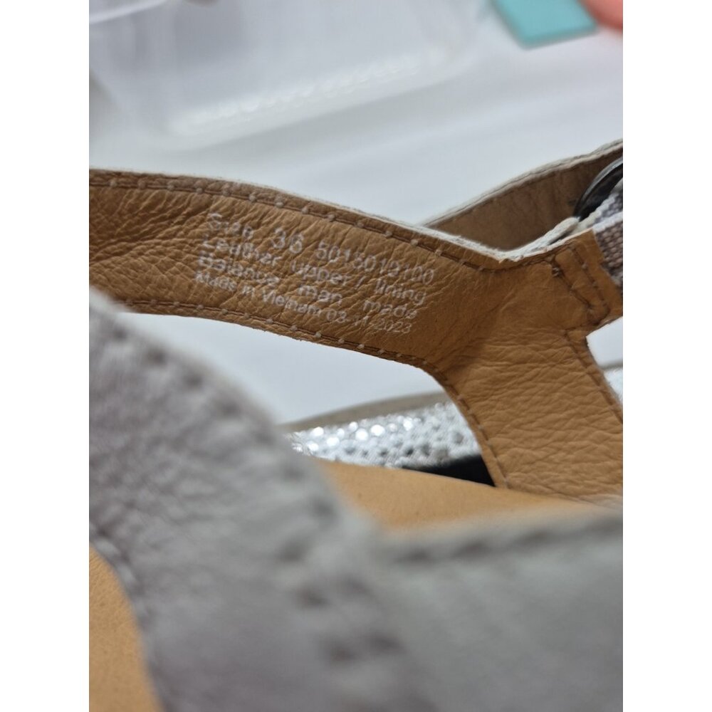 Dansko Women's Tansy White Leather Strappy Heeled Sandals Size 36 US 6 (210) - Picture 10 of 10